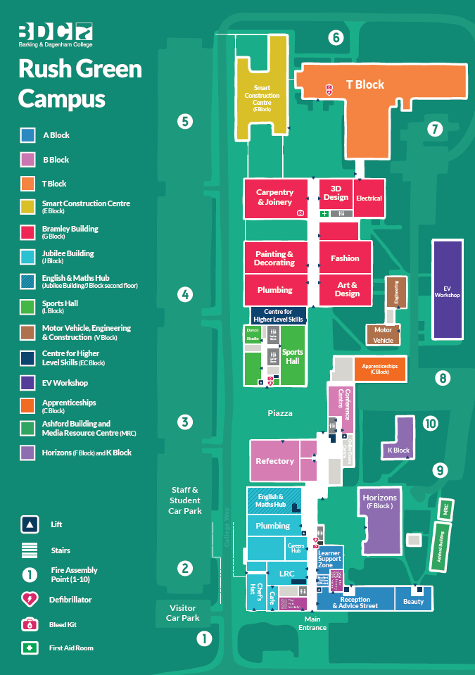 College Campus Map